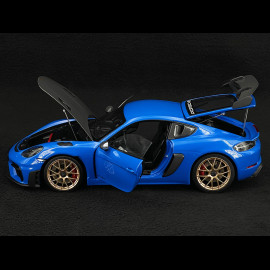 Porsche 718 Cayman GT4 RS Weissach Package 2024 Shark Blue 1/18 Minichamps 110062121