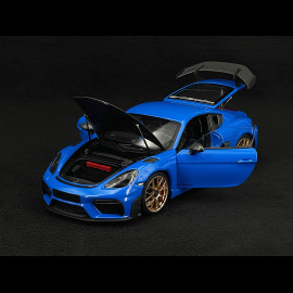 Porsche 718 Cayman GT4 RS Weissach Package 2024 Shark Blue 1/18 Minichamps 110062121