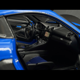 Porsche 718 Cayman GT4 RS Weissach Package 2024 Shark Blue 1/18 Minichamps 110062121