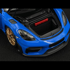 Porsche 718 Cayman GT4 RS Weissach Package 2024 Shark Blue 1/18 Minichamps 110062121