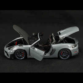 Porsche 718 Syder RS Weissach Package 2024 Arctic Grey 1/18 Minichamps 110063130