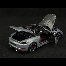Porsche 718 Syder RS Weissach Package 2024 Arctic Grey 1/18 Minichamps 110063130