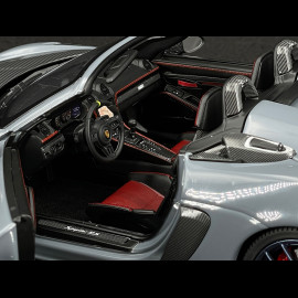 Porsche 718 Syder RS Weissach Package 2024 Arctic Grey 1/18 Minichamps 110063130
