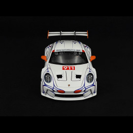 Porsche 911 GT3 RS Type 992 n° 911 2023 Weiß / Orange Dekor 1/18 Minichamps 110062041