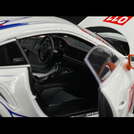 Porsche 911 GT3 RS Type 992 n° 911 2023 Weiß / Orange Dekor 1/18 Minichamps 110062041