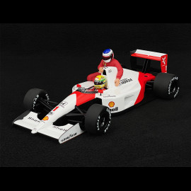 Ayrton Senna Mclaren Honda MP4/6 n° 1 3rd Mexican GP F1 1991 with Jean Alesi 1/18 Minichamps 540911828