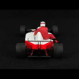 Ayrton Senna Mclaren Honda MP4/6 n° 1 3rd Mexican GP F1 1991 with Jean Alesi 1/18 Minichamps 540911828
