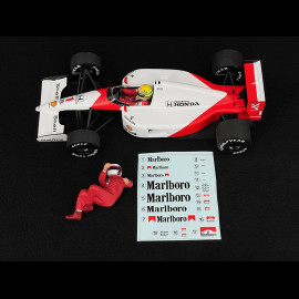 Ayrton Senna Mclaren Honda MP4/6 n° 1 3rd Mexican GP F1 1991 with Jean Alesi 1/18 Minichamps 540911828