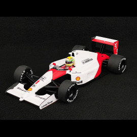 Ayrton Senna Mclaren Honda MP4/6 n° 1 3rd Mexican GP F1 1991 with Jean Alesi 1/18 Minichamps 540911828