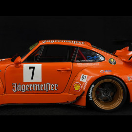 Porsche 911 RWB Type 993 n° 7 Jägermeister Orange Bodykit 2020 1/18 Solido S1808506 Porsche 911 RWB Type 993 n° 7 Jägermeister Orange Bodykit 2020 1/18 Solido S1808506