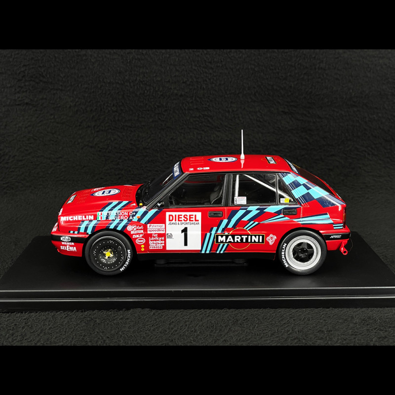 Lancia Delta HF Integrale 16V n° 1 Sieger Rallye Sanremo 1989 1/24 Altaya AAWRC513 Lancia Delta HF Integrale 16V n° 1 Sieger Rallye Sanremo 1989 1/24 Altaya AAWRC513