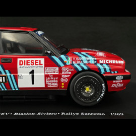 Lancia Delta HF Integrale 16V n° 1 Sieger Rallye Sanremo 1989 1/24 Altaya AAWRC513 Lancia Delta HF Integrale 16V n° 1 Sieger Rallye Sanremo 1989 1/24 Altaya AAWRC513
