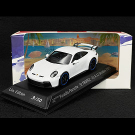 Porsche 911 GT3 Typ 992 2021 Paradis Porsche St Tropez 2025 Carraraweiß 1/43 Minichamps WAP0202720RGT3