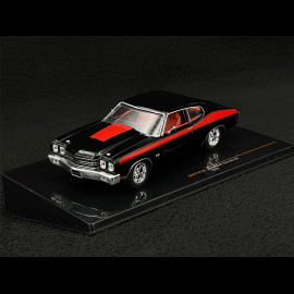 Chevrolet Chevelle SS 1970 Schwarz / Rot 1/43 Ixo CLC477 Chevrolet Chevelle SS 1970 Schwarz / Rot 1/43 Ixo CLC477