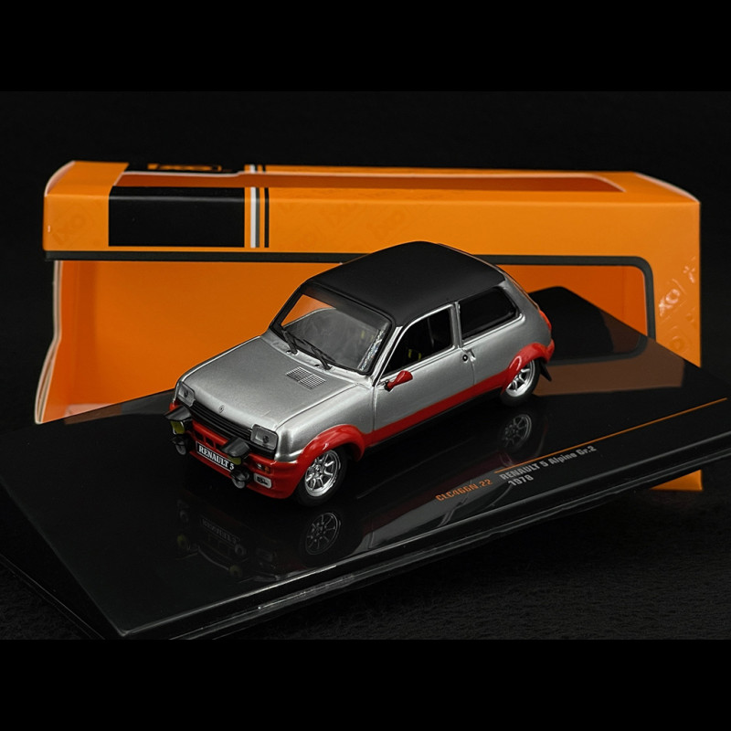 Renault 5 Alpine Gr.2 1978 Silber Metallic 1/43 Ixo CLC466 Renault 5 Alpine Gr.2 1978 Silber Metallic 1/43 Ixo CLC466