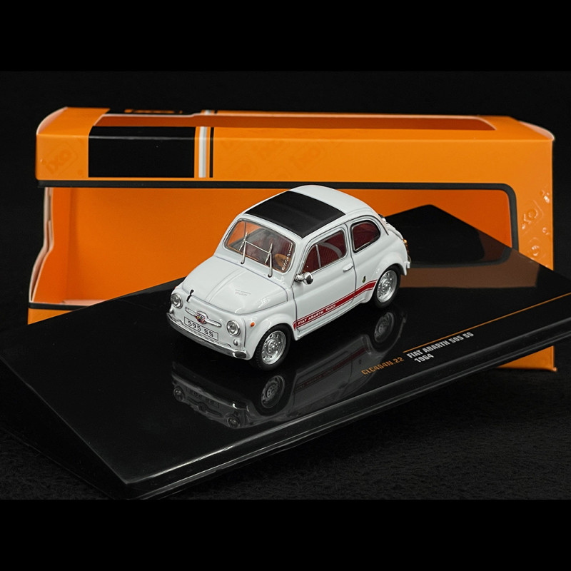 Fiat Abarth 595 SS 1957 Weiß 1/43 Ixo CLC484 Fiat Abarth 595 SS 1957 Weiß 1/43 Ixo CLC484