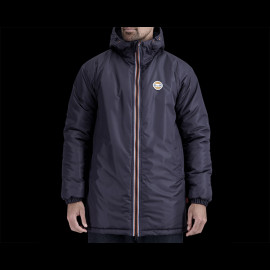 Gulf Jacket Parka with Hood and Fleece Lining Navy Blue GU252KS598-100