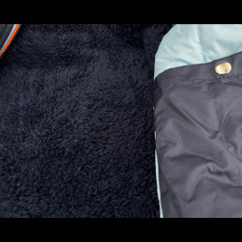 Gulf Jacket Parka with Hood and Fleece Lining Navy Blue GU252KS598-100