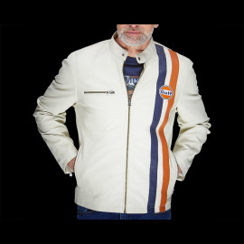 Gulf Leather Jacket Roadmaster Light Beige GU252JAM05-001 Gulf Leather Jacket Roadmaster Light Beige GU252JAM05-001