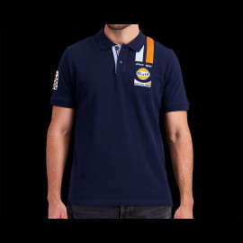 Gulf Polo-Shirt Racing Legend Navy Blue GU252POM03-100 - Men Gulf Polo-Shirt Racing Legend Navy Blue GU252POM03-100 - Men