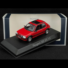 Peugeot 205 GTI 1.9 PTS 1991 Vallelunga-Rot 1/43 Norev 471751