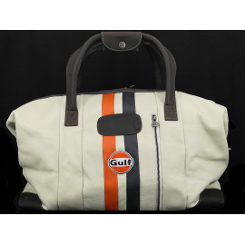 Gulf Reisetasche Racing aus Leder Hellbeige GU252ACM01-001