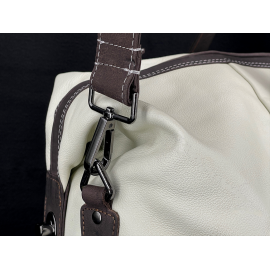 Gulf Reisetasche Racing aus Leder Hellbeige GU252ACM01-001