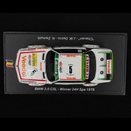 BMW 3.0 CSL n° 5 "Chavan" Sieger 24h Spa 1976 1/43 Spark 43SPA1976 BMW 3.0 CSL n° 5 "Chavan" Sieger 24h Spa 1976 1/43 Spark 43SPA1976