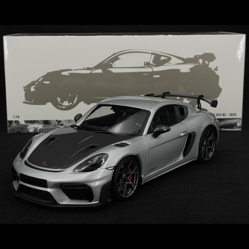 Porsche Cayman GT4 RS Pack Weissach 2024 Silver Grey Metallic 1/18 Minichamps 110062122 Porsche Cayman GT4 RS Pack Weissach 2024 Silver Grey Metallic 1/18 Minichamps 110062122
