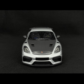 Porsche Cayman GT4 RS Pack Weissach 2024 Silver Grey Metallic 1/18 Minichamps 110062122 Porsche Cayman GT4 RS Pack Weissach 2024 Silver Grey Metallic 1/18 Minichamps 110062122