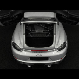 Porsche Cayman GT4 RS Pack Weissach 2024 Silver Grey Metallic 1/18 Minichamps 110062122 Porsche Cayman GT4 RS Pack Weissach 2024 Silver Grey Metallic 1/18 Minichamps 110062122