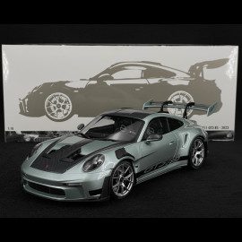 Porsche 911 GT3 RS Typ 992 Weissach Package 2024 Silbergrau 1/18 Minichamps 110062044