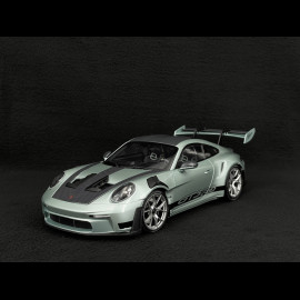 Porsche 911 GT3 RS Typ 992 Weissach Package 2024 Silbergrau 1/18 Minichamps 110062044