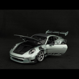 Porsche 911 GT3 RS Typ 992 Weissach Package 2024 Silbergrau 1/18 Minichamps 110062044