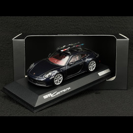 Porsche 911 Carrera Coupe Typ 992.2 2024 Mit Skiern Carbonschwarz 1/43 Minichamps WAP0201650SSKI