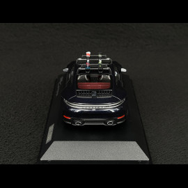 Porsche 911 Carrera Coupe Type 992.2 2024 With Skis Carbon Black 1/43 Minichamps WAP0201650SSKI