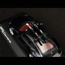 Porsche 911 Carrera Coupe Type 992.2 2024 With Skis Carbon Black 1/43 Minichamps WAP0201650SSKI