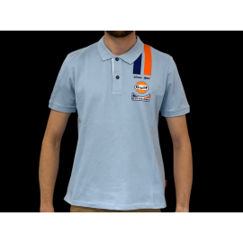 Gulf Polo-Shirt Racing Legend Light Blue GU252POM03-125 - men