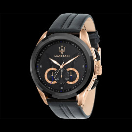 Maserati Traguardo Chronograph Watch Black / Rose Gold R8871612027