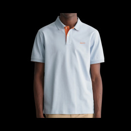 Gant Polo Shirt Contrast Sky Blue - Men 2062026-402