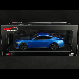 Ford Mustang Dark Horse 2024 Grabber Blue 1/18 Top Speed TS0552