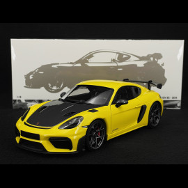 Porsche 718 Cayman GT4 RS 2024 Weissach Package Renngelb 1/18 Minichamps 110062124