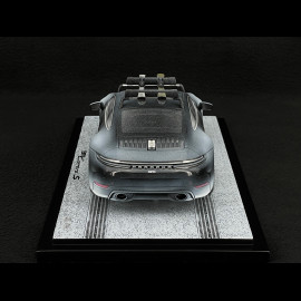 Porsche 911 Carrera S Type 992.2 2024 Black with Porsche Skis 1/18 Spark WAP0210230T911