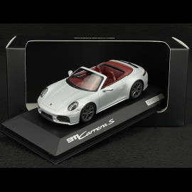 Porsche 911 Carrera S Cabriolet Type 992.2 2024 GT Silver Metallic 1/43 Minichamps WAP0200220T911