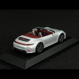 Porsche 911 Carrera S Cabriolet Type 992.2 2024 GT Silver Metallic 1/43 Minichamps WAP0200220T911