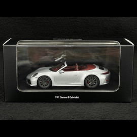 Porsche 911 Carrera S Cabriolet Type 992.2 2024 GT Silver Metallic 1/43 Minichamps WAP0200220T911