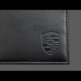 Geldbörse Porsche Herren Kartenetui Schwarzes Leder WAP0300200TGBH