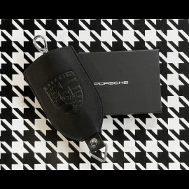 Schlüsselanhänger Porsche Lederetui Schwarz WAP0300400TSLT