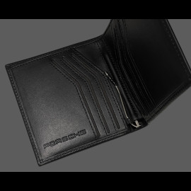 Geldbörse Porsche Kartenhalter Mit Clip Schwarzes Leder WAP0300300TKEG
