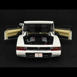 Trio Ferrari Testarossa Monospecchio 1984 White + Sunny And Rico Figures Miami Vice 1/12 KK Scale